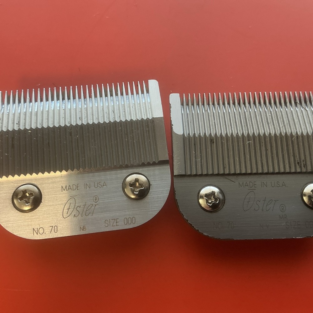 4x Oster 76 BLADES USED