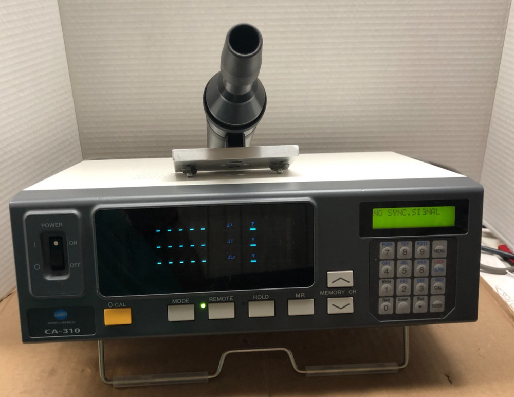 Konica Minolta Color Analyzer CA-310 + Sensor Probe / WITH MANUAL / USED