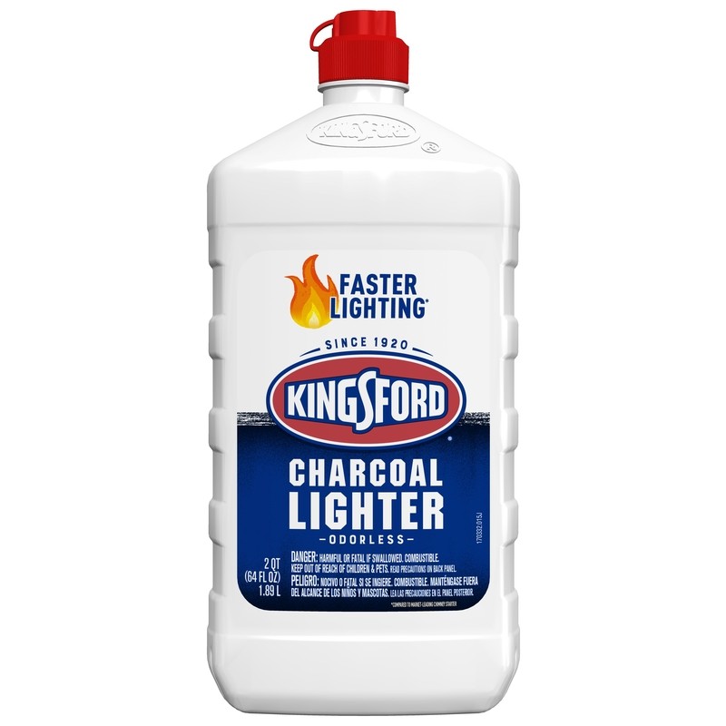 Kingsford Odorless Charcoal Lighter Fluid 32oz Fast Light BBQ Grill Starter