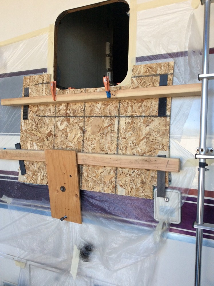 RV Camper Motorhome Wall Fiberglass Siding Delamination Repair Epoxy Kit