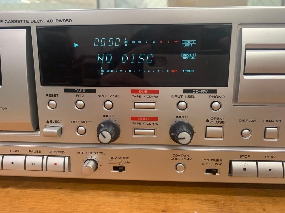 TEAC AD-RW950 Compact Disc Recorder / Cassette