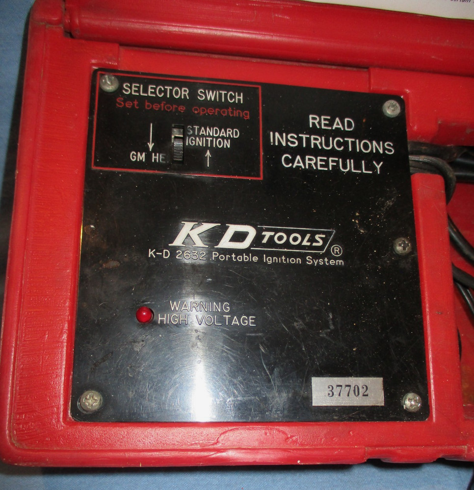 VINTAGE PORTABLE IGNITION SYSTEM #2632 - K-D TOOLS - UNTESTED