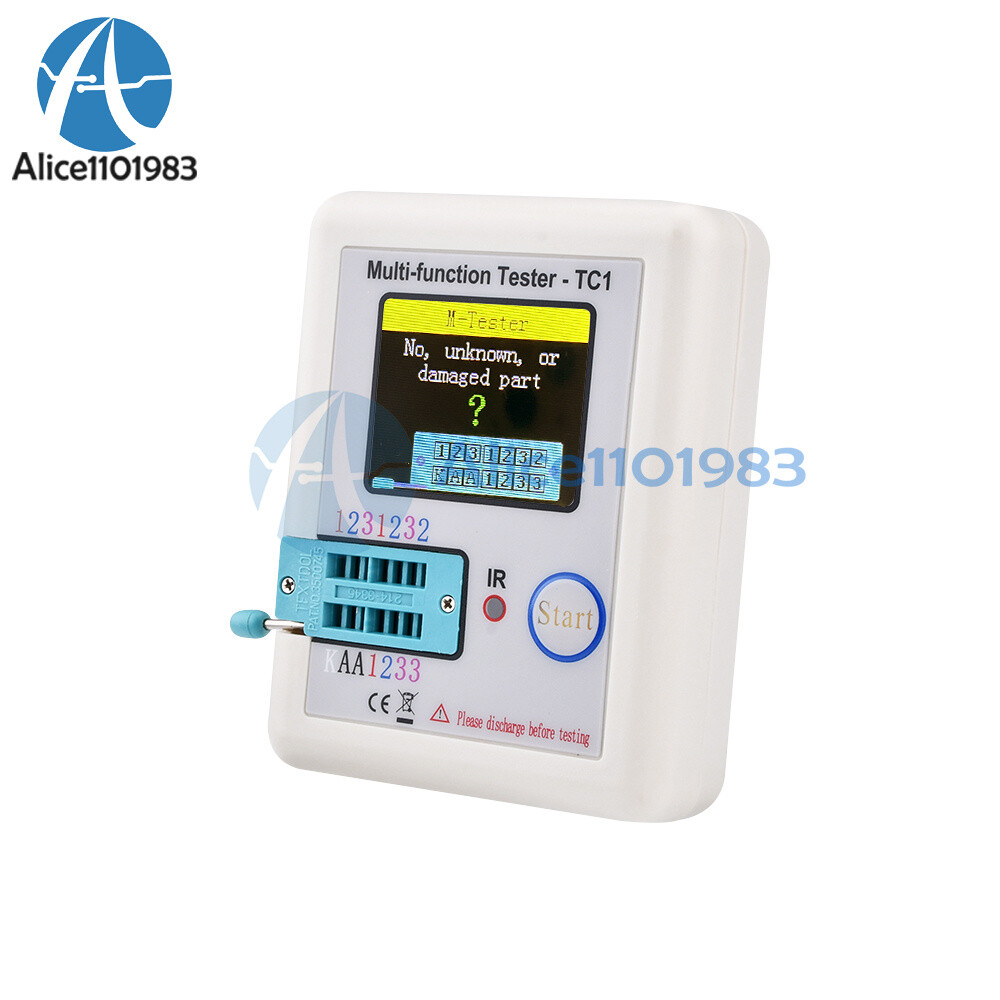 1/2/5PCS Transistor Tester TFT Diode Triode Capacitance Meter LCR-T6/TC1 MOSFET