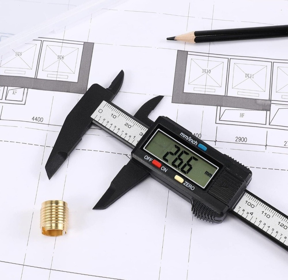Electronic Digital Calipers, inch and Millimeter Conversion,LCD Screen...