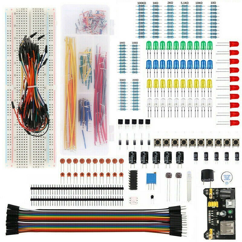 374pcs Electronic Component Set Assortment Ceramic Capacitors Industrial
