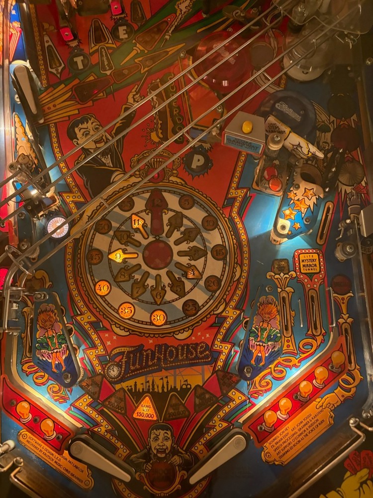 Original 1990 Williams Funhouse Pinball Machine