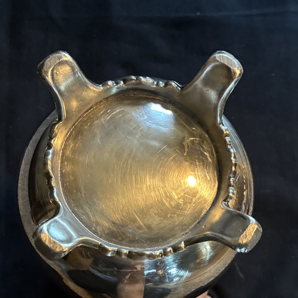 Victorian Style Silverplate Pitcher Ornate Handle & Feet