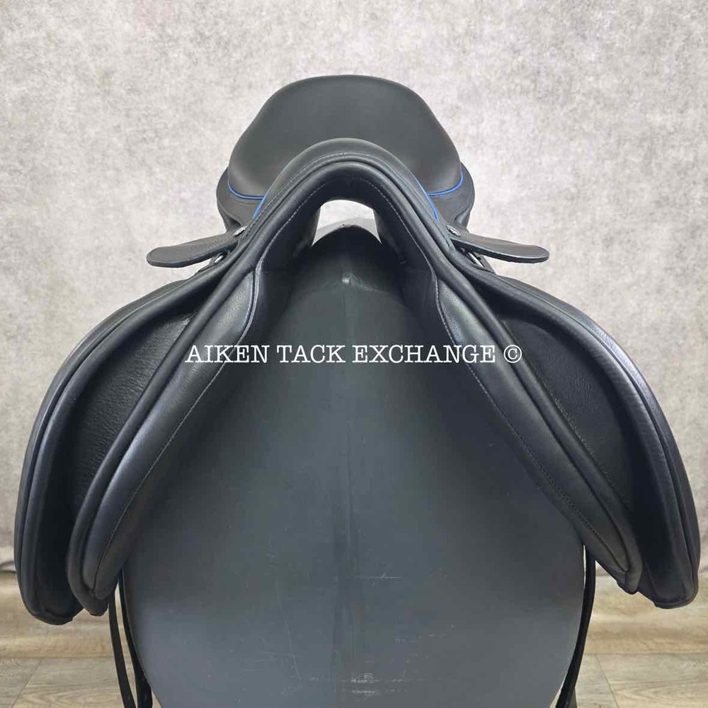 Adam Ellis Jump Saddle, 17" Seat, Medium Wide Tree (Read Description)