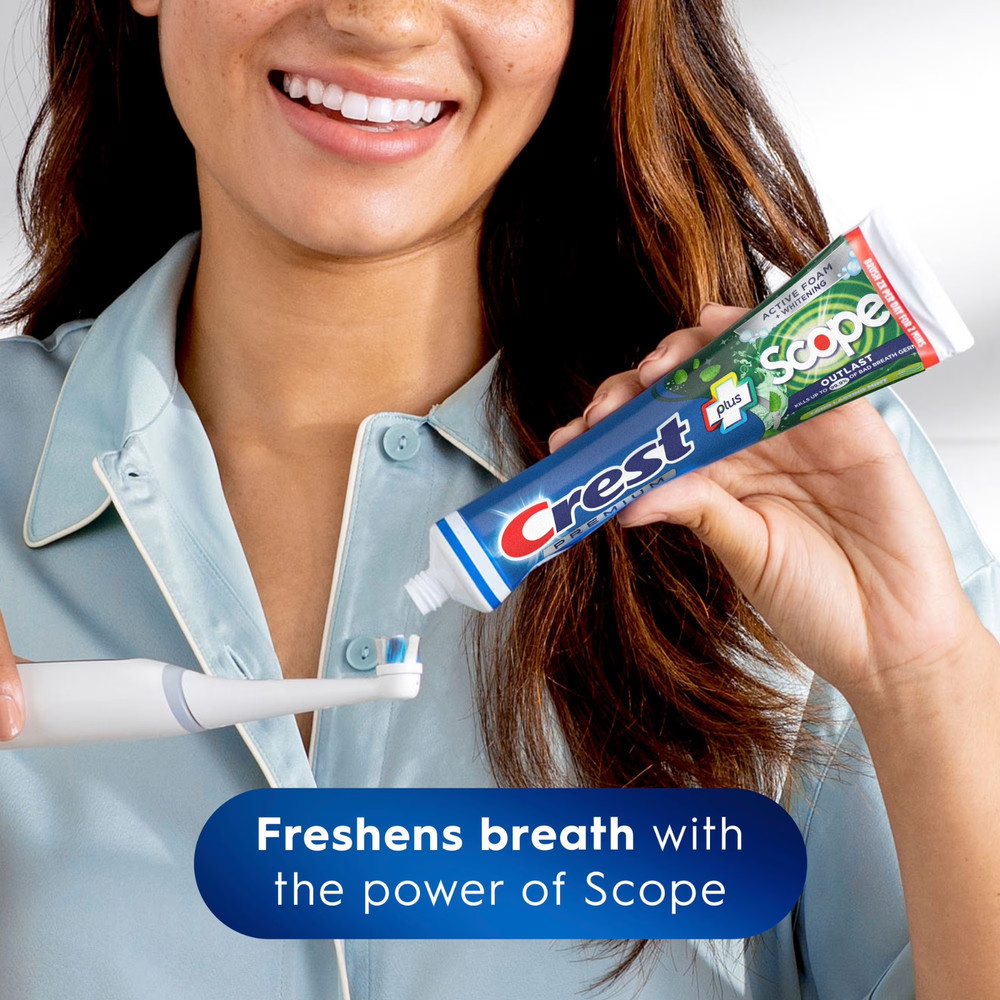 Crest Toothpaste Premium Toothpaste, Mint 5.2 oz - FREE SHIPPING