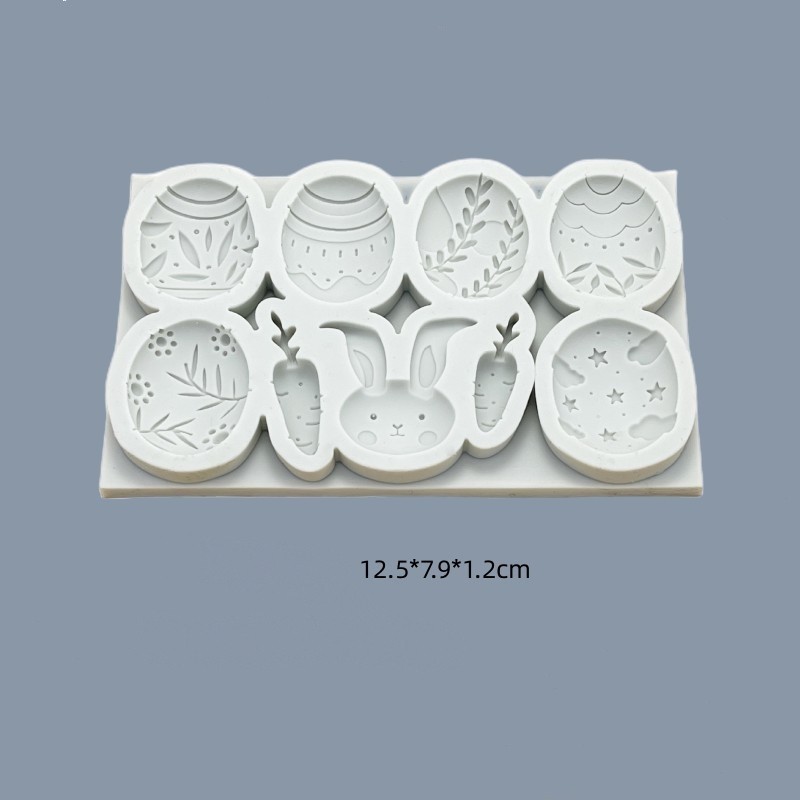 Easter Rabbit Set Handmade Soap Silicone Mold Easter Gift