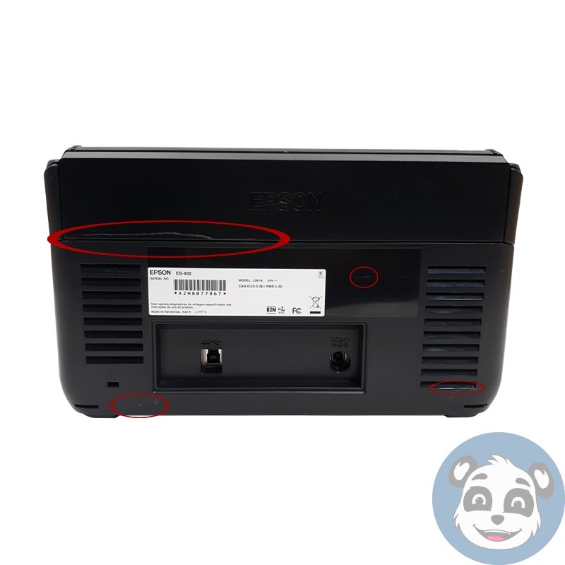 EPSON WorkForce ES-400 Document Scanner, w/ USB & PSU - "B"