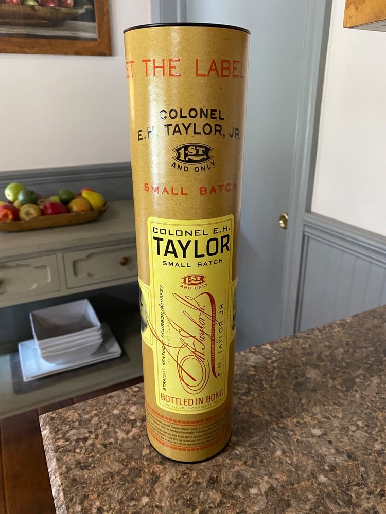 Colonel EH Taylor Small Batch Bourbon EMPTY TUBE ONLY - NO BOTTLE
