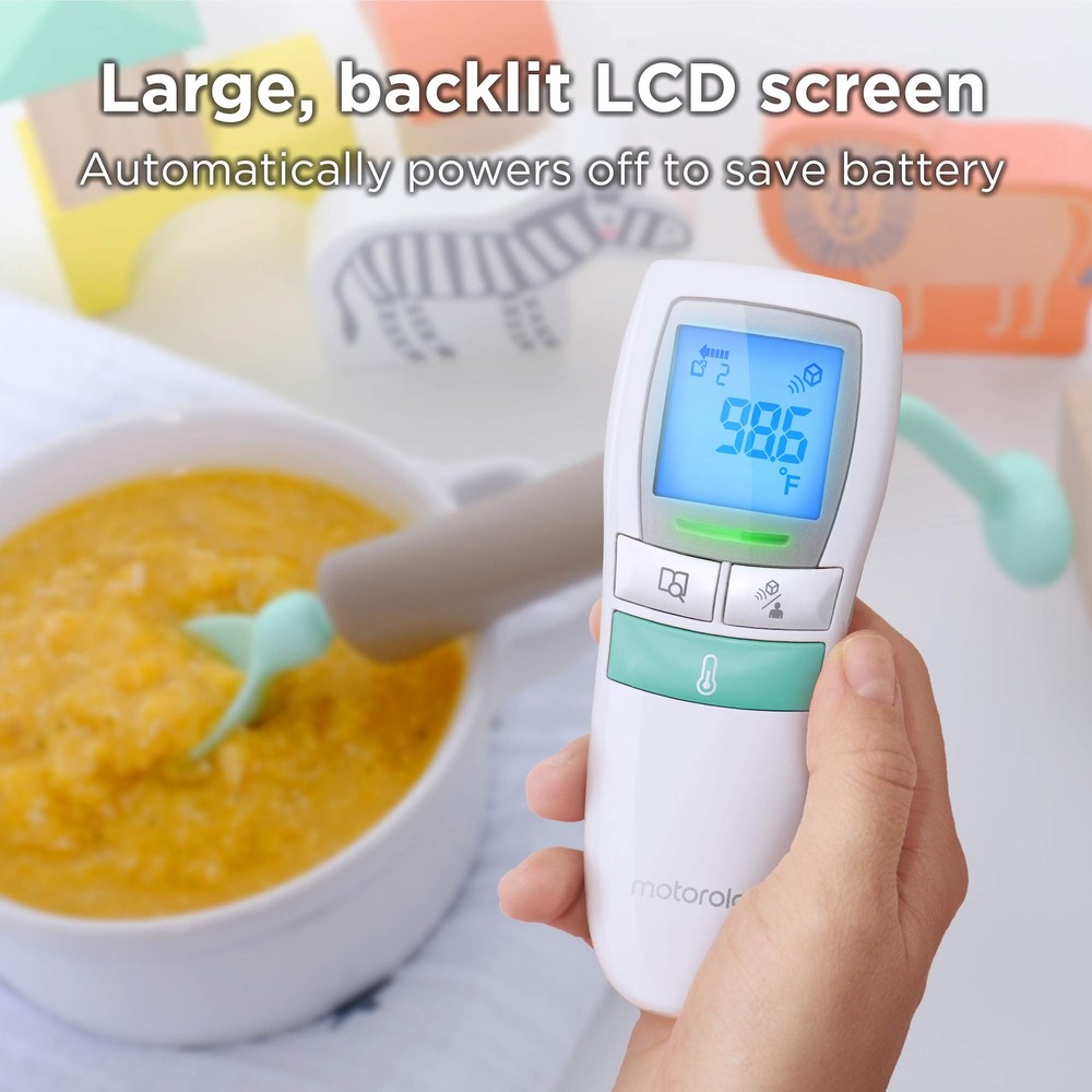 Motorola - Smart Touchless Forehead Thermometer (White)