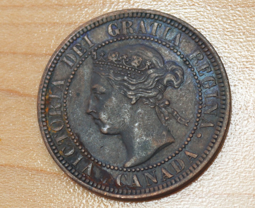 1893 Canada 1 Cent Victoria