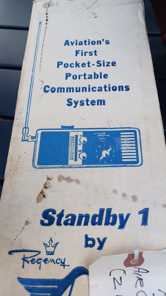 Regency Standby 1 Aviation Transceiver still in box