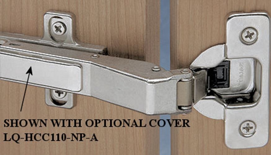 45 Degree Angle Concealed Hinge & Mounting Plate