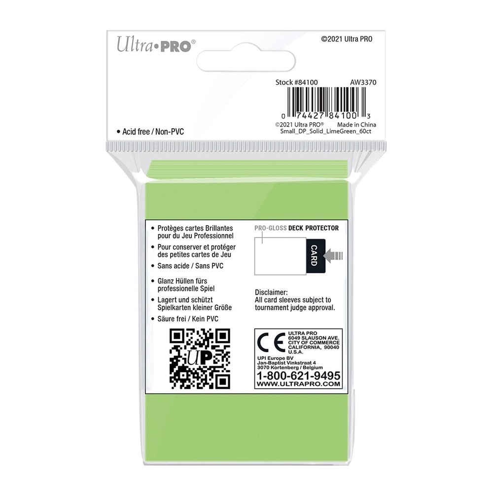 Ultra Pro Small Deck Protectors - Lime Green (60ct)