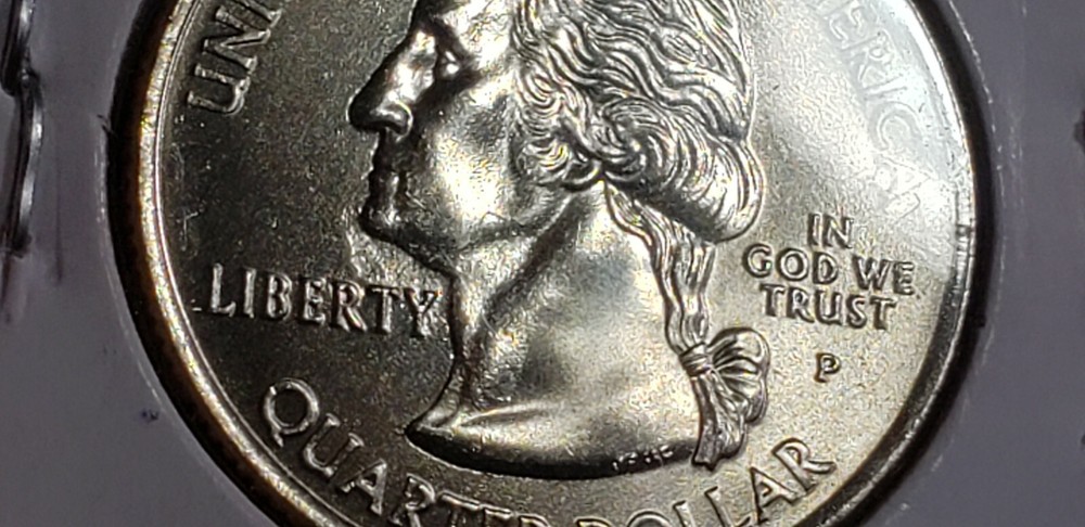 2004 P IOWA quarter Error *strike through Lamination Error* ? MS Uncirculated