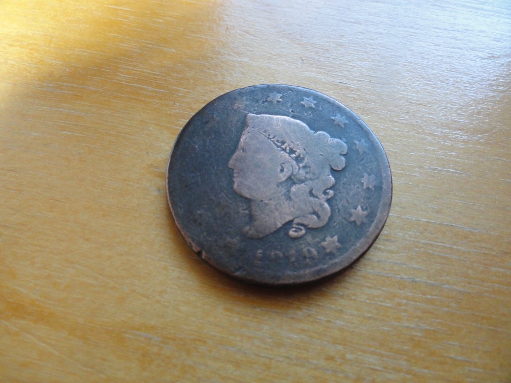 1819 Copper Coronet Head Large Cent