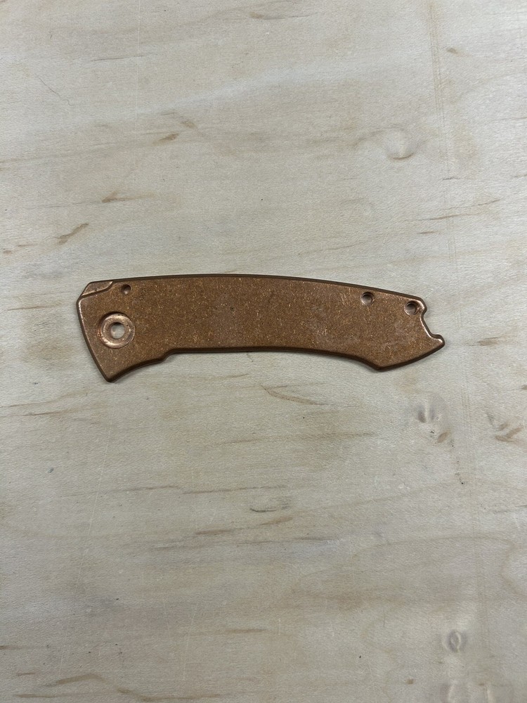 Scikio Custom CRKT Tuna 2520 Copper Front Handle Scale