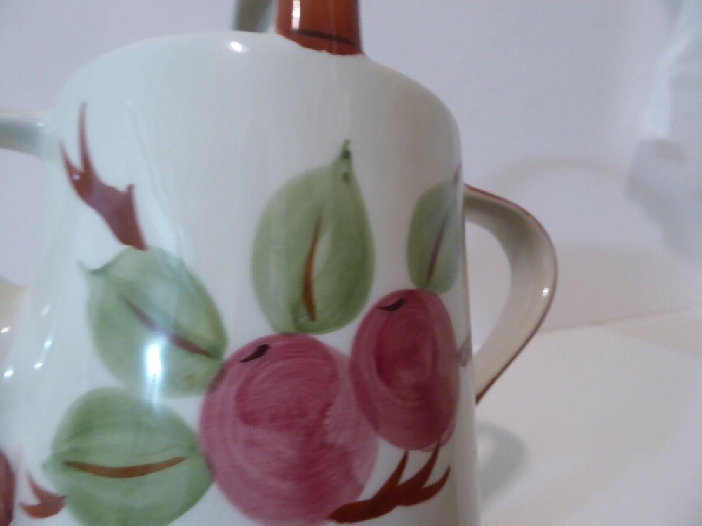 Franciscan Apple Watering Can Pitcher Ceramic Portugal (S2