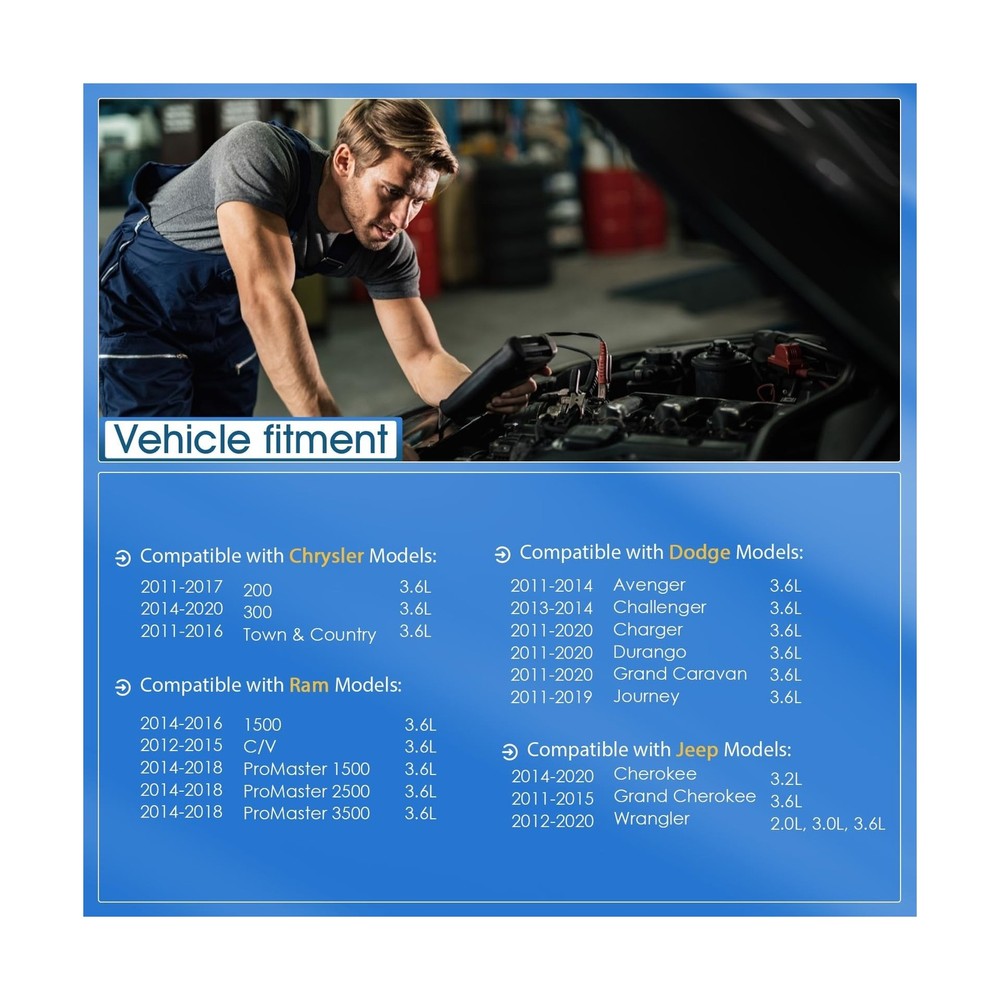 Intake Air Temperature Sensor - Compatible with Chrysler Dodge Aven... Fast Ship