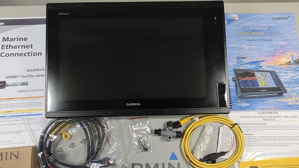 Garmin GPSMAP 7616 16" Marine Chartplotter GPS Fishfinder – Excellent Condition: