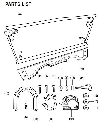 Honda 2-Piece Folding Poly Windscreen 0SR72-HL3-100