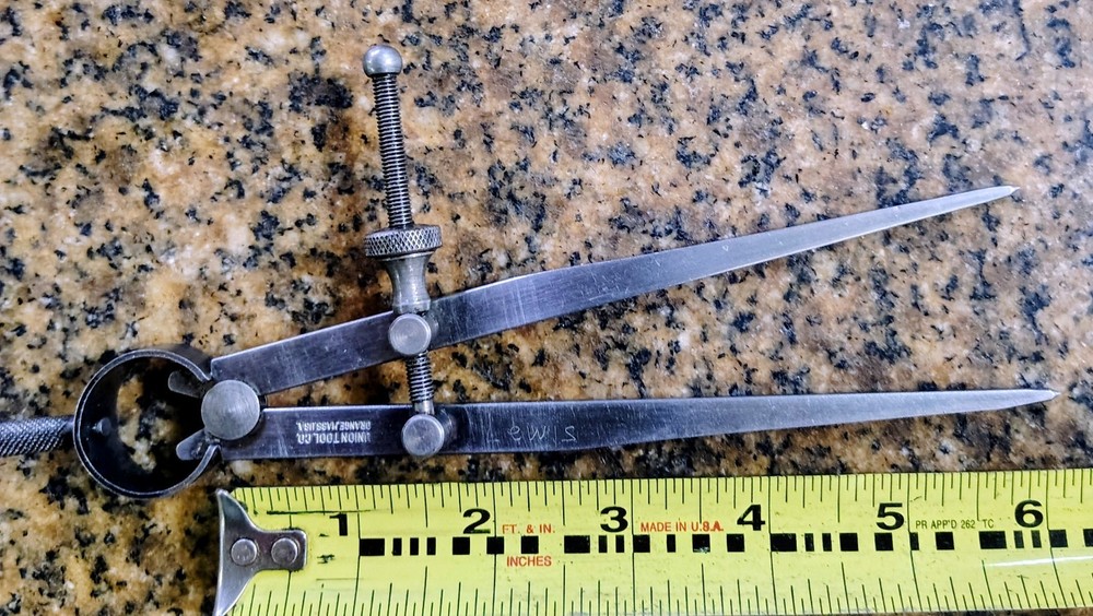 🗽 VINTAGE 6" UNION TOOL DIVIDER MACHINIST/TOOLMAKER