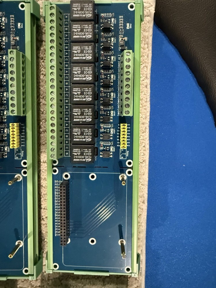 8 Chanel Relay Board DIN Mount for Raspberry Pi 4B 3B 2