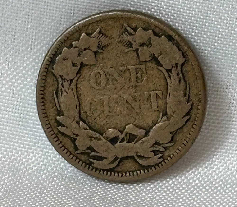 1858 Flying Eagle One Small Cent Penny