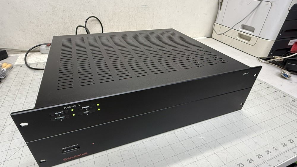 SpeakerCraft MZC-64 Multi-Zone AV Amplifier Controller WORKING PULL LOW 36 Hours