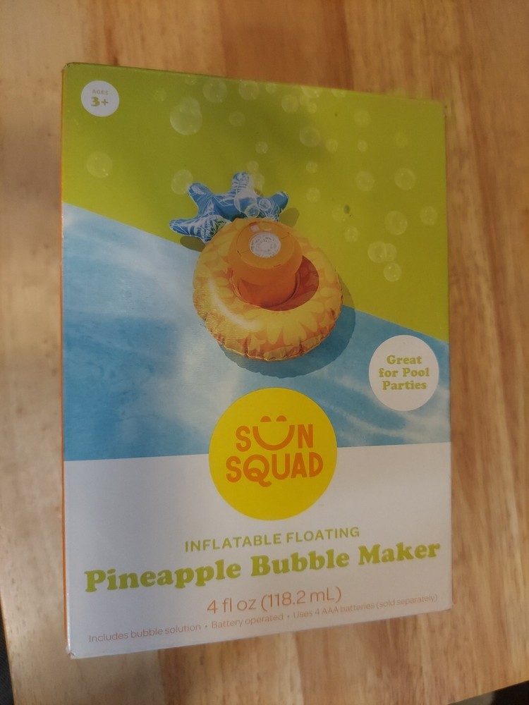 INFLATABLE FLOATING BUBBLE MAKER Machine POOL PARTIES SWIM