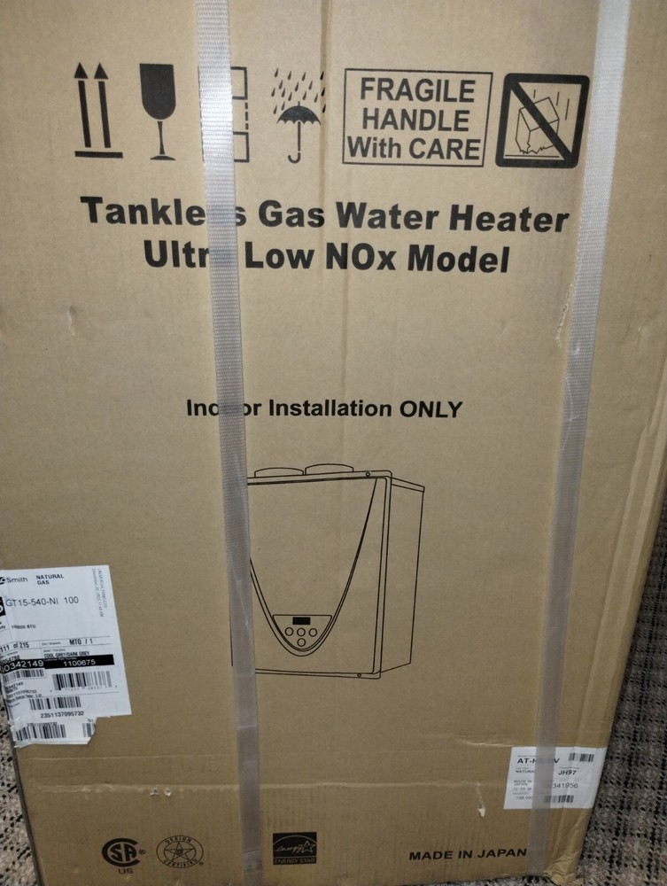 ao smith tankless water heater gt15-540-ni 199000 btu