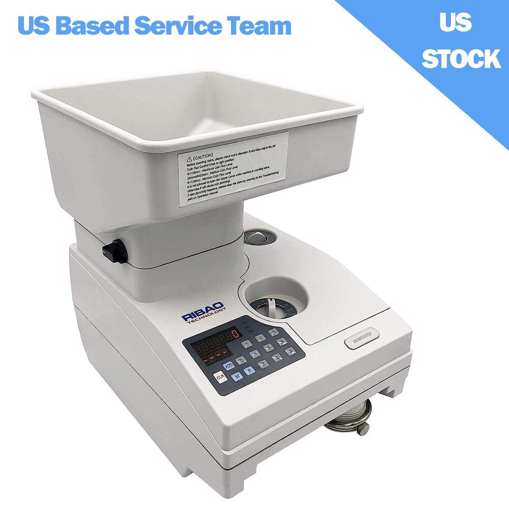 Coin Counter Electric Change Money Cash Counting Sorter Machine