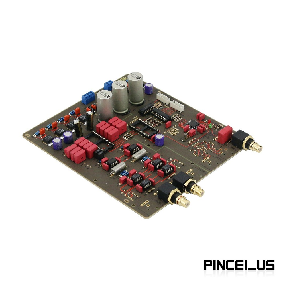 For Philips TDA1541 DAC Decoder Board USB Optic Fiber Bluetooth Expansion Board