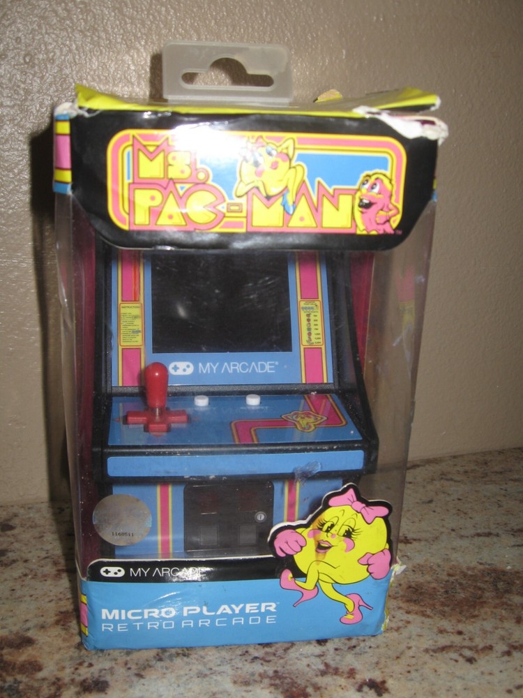 My Arcade- Micro Player Mini Retro Arcade Machine: Ms. Pac-Man Video Game