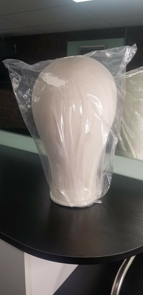 Canvas Mannequin Block Head 23" for Wig Making