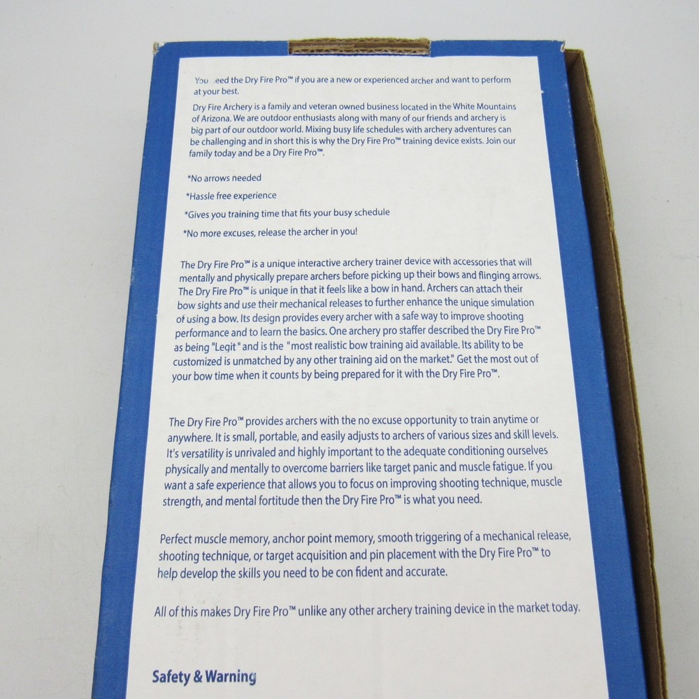 Dry Fire Pro Archery Training Device Bow Shot Trainer