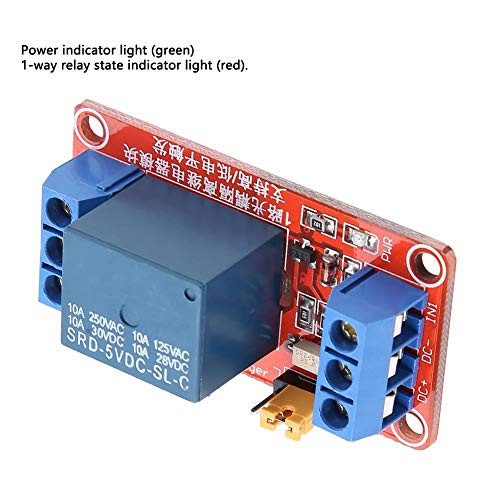 1 Channel Optocoupler Relay Module High Low Trigger Board (5V)