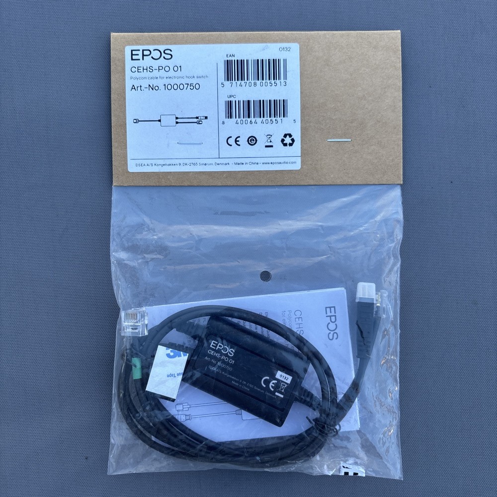 EPOS CEHS-PO01 Polycom Adapter Cable for Electronic Hook Switch