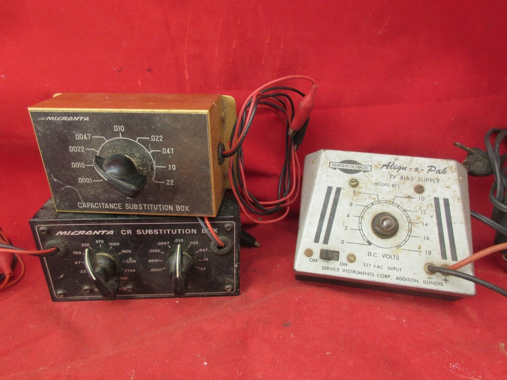 MICRONTA  CR Substition Box, capacitance sub box, tv bias supply
