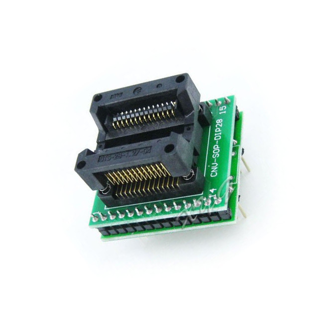 SO28 SOIC28 SOP28 to DIP28 Programmer adapter Socket Module new
