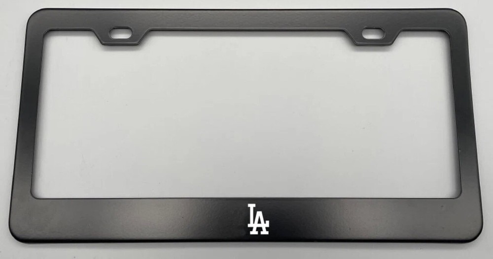 Custom license plate frame LA dodgers