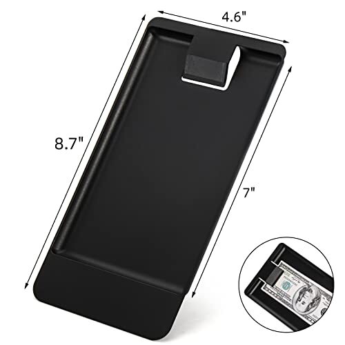 20 Pack Check Holders Black Plastic Tip Trays Restaurant Check Presenters