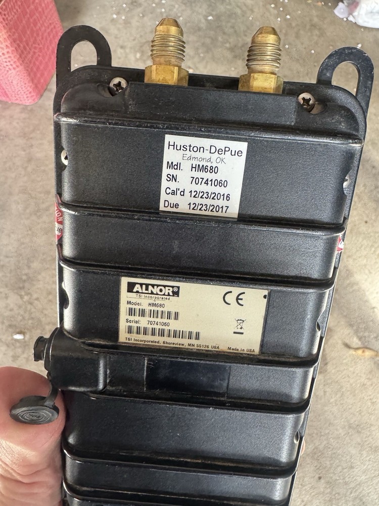 TSI ALNOR HM680 Hydrolic Manometer