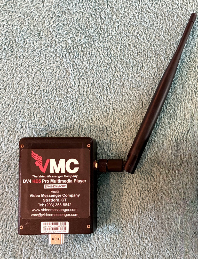 VMC DV4 HD5 Micro PRO Multimedia Player T4-E2 by Video Messenger Co.