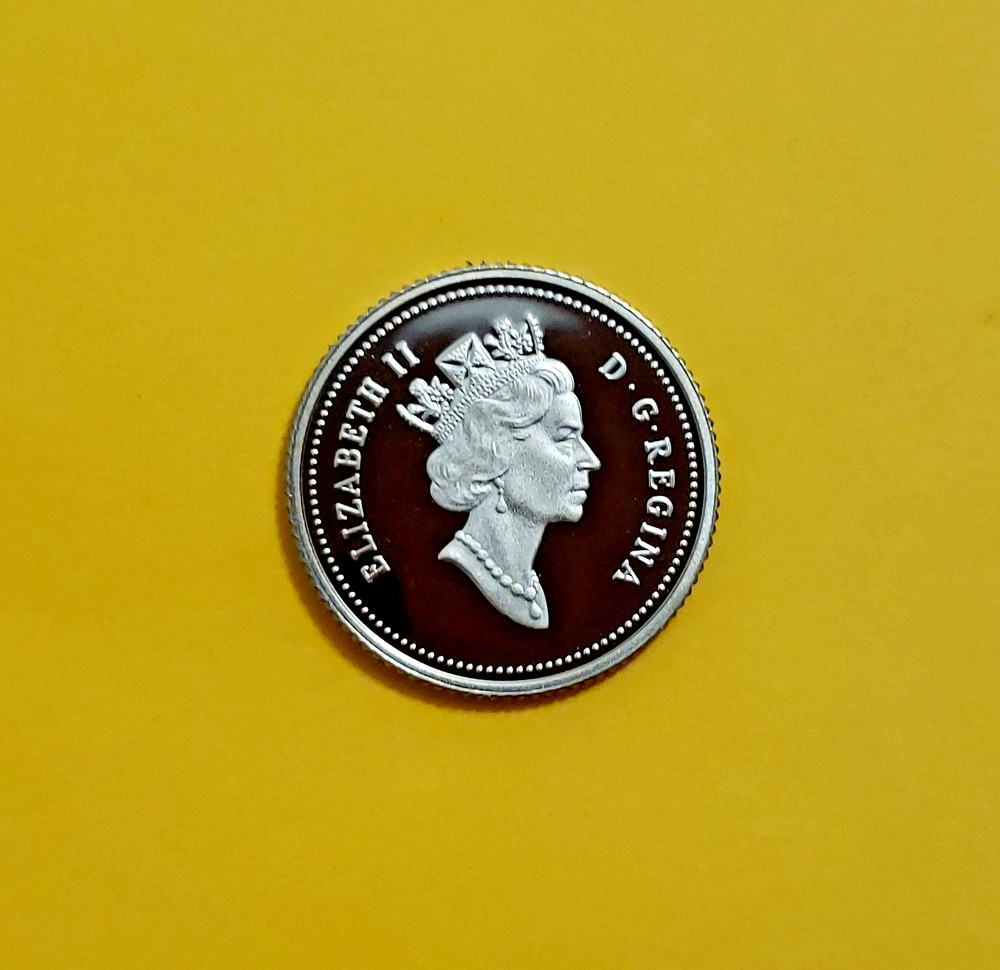 1990 Canadian Proof Dime