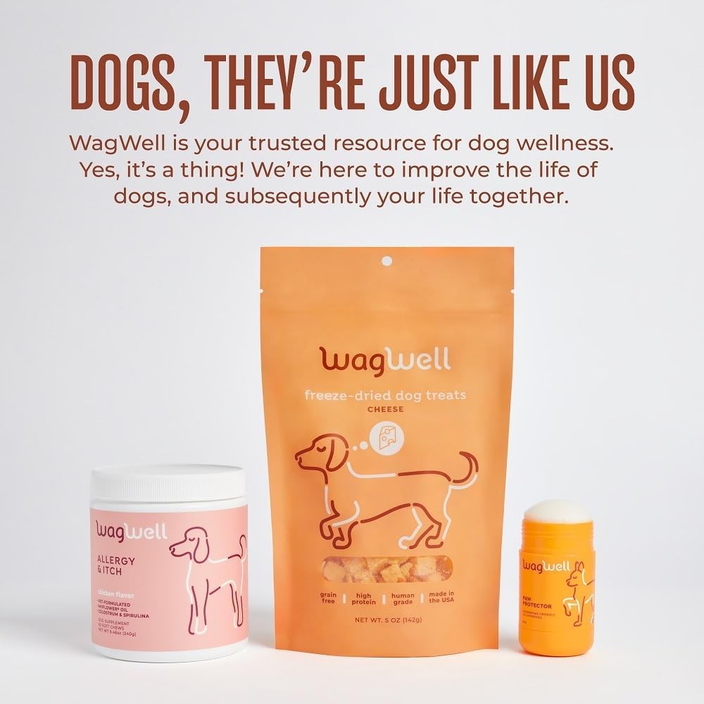 WagWell Paw Protector – Vet-Approved, small, medium, large, Clear