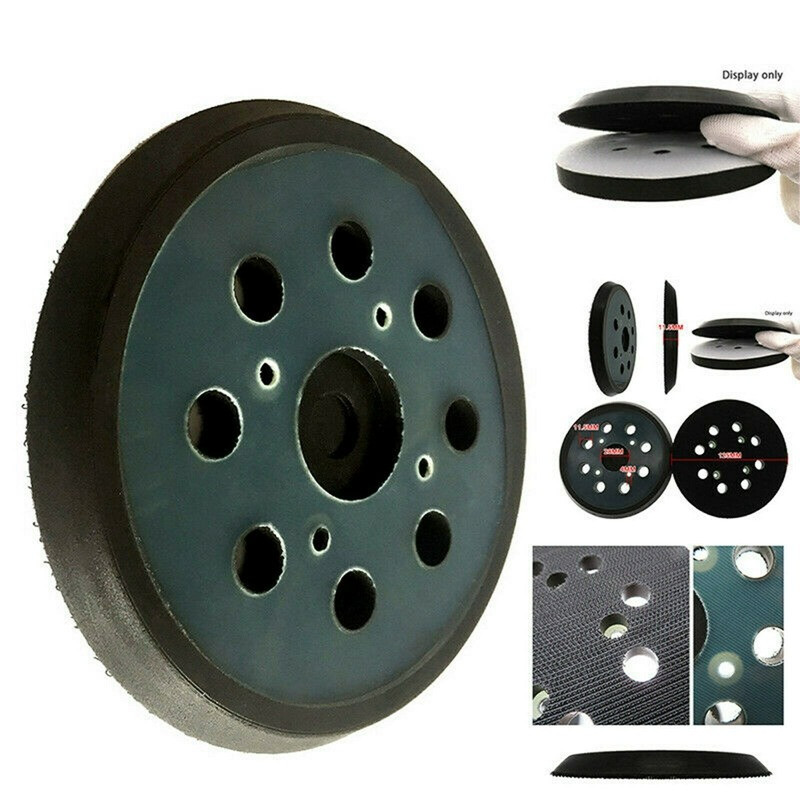 5"Hook and Loop Sander Pad Replacement 8 Holes Sanding Backing Polishing Pad